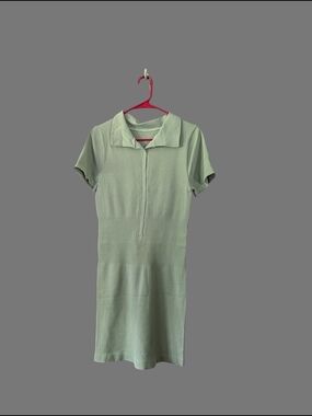 Light Green Ribbed OQQ Dress